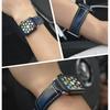 Vintage Watchbands 44mm 40mm 42mm 44mm Handmade Watch Strap Coffee Blue Red Green Replacement Watchwrist Belt Bracelet Accessory