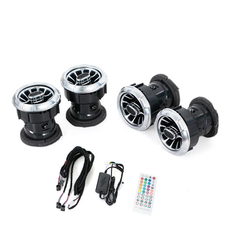 

New Style Condition Turbine Outlet LED Car Front Air Vent Ambient Lamp For Jeep Wrangler JK 2007-2010 2011-2017 JL 2018-2025