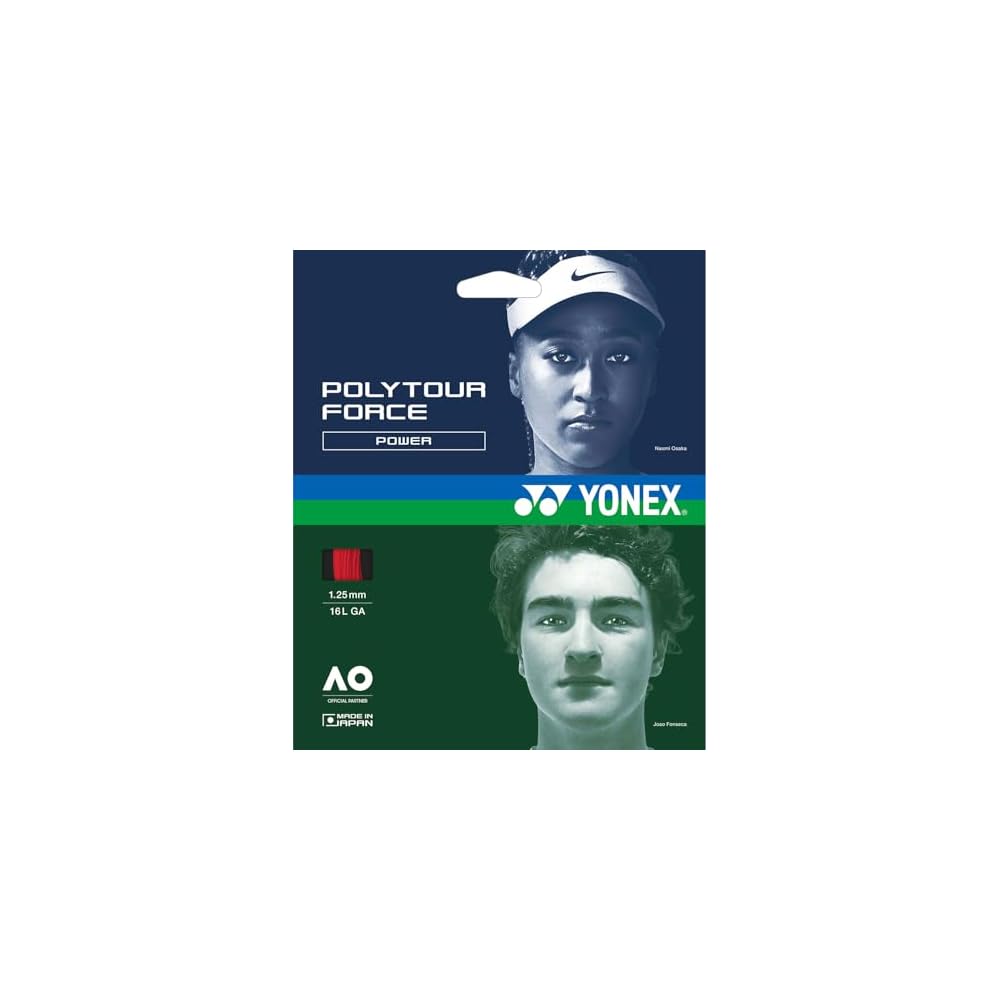 YONEX Poly Tour Force 125 Tennis String 125m Bright Red