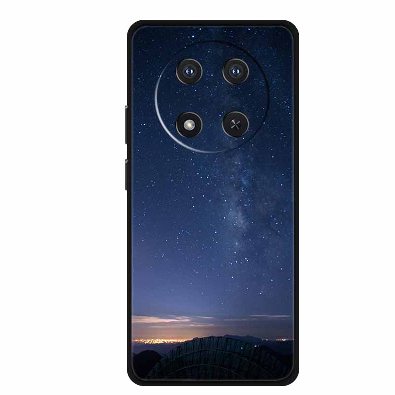 Phone Case For Honor X9c Back Cover Case Black Silicone Soft Funda For Honor Magic 7 lite X60 Pro 5G Case Magic7 lite 7lite Capa