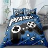 Gamer Bedding Sets for Boys Gaming Comforter Cover Children's Video Games Duvet Cover Gamepad Controller Gaming Designs Bed Set