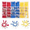 480PCS Insulated Cable Connector Electrical Wire Crimp Spade Butt Ring Fork Set Ring Lugs Rolled Terminals Assorted Kit