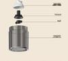 Premium Hand-Crank Portable Coffee Grinder with Adjustable Coarseness