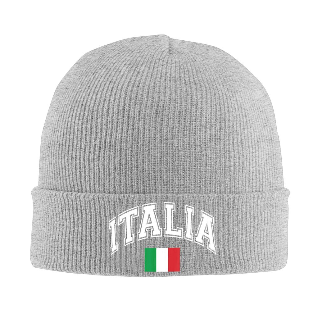 Italy Italian Flag Italia Knitted Hat Beanies Autumn Winter Hats Warm Acrylic  New  Caps for Unisex Women