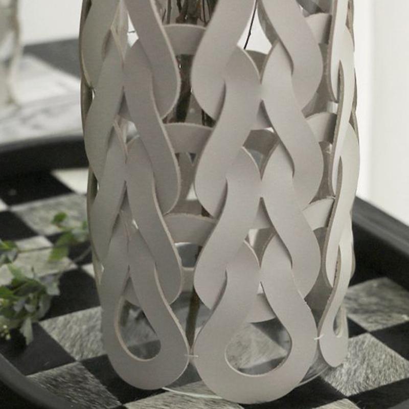 Glass Vases Decoration Aesthetic Flower Vase Living Room Elegant Vases Table Weaving Decor Flowers Bottle Interior Ornaments