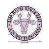 Trendy Women Empowerment Badge Unique Uterus Shaped Pin Trendy Uterus Badge Accessory For Bags And Apparel