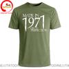 Born In 1971 Plus Size 5xl 6xl Tshirt Unisex Tshirt Homme Summer Made 1971 Aged To Perfection T Shirt Unisex Birthday Gifts Tee Shirt