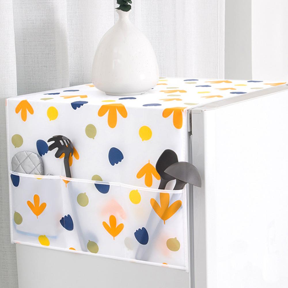 Waterproof Peva Cloth Tablecloth Dust Cover Anti-dust Cover Freezer Storage Bags Refrigerator