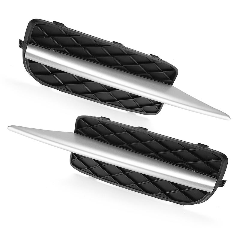 1/2PCS Front Grille Ert Trim For BMW X5 E70 X6 E71 2007-2010 Cover Frame In Racing Grills Front Bumper Fog Light Grille