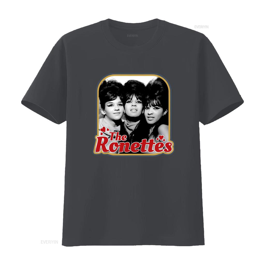 Ronnie Spector The Ronettes T Shirt Black S XL CC Vintage Washed Soft Versatile Stylish Homme Top For Everyday Wear