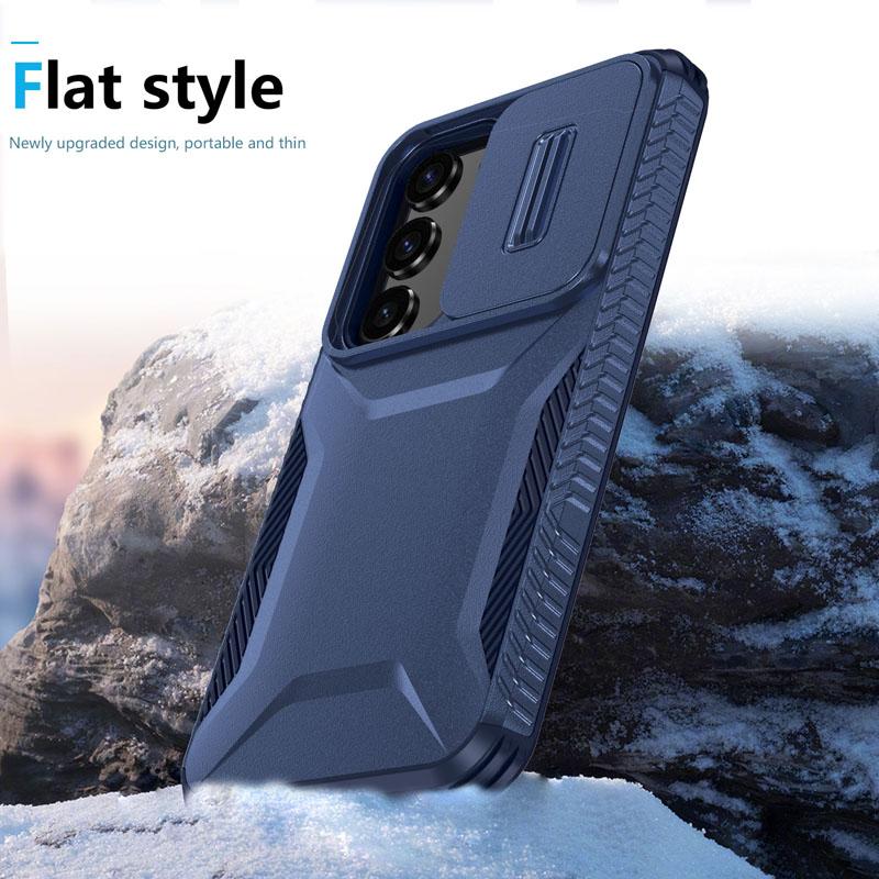 Shockproof Case For Samsung Galaxy S25 S24Ultra S24FE S24Plus S23Ultra S23FE S23 S22 Cover Slide Camera Protective Hard shell