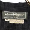 Salvatore Ferragamo 90s Italian linen old Herringbone Pattern tailored jacket Men's Used