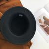 New Autumn and Winter White French Woolen Flat Hat Female British Retro Flat Edge Versatile Top Hat Flat Hat Male