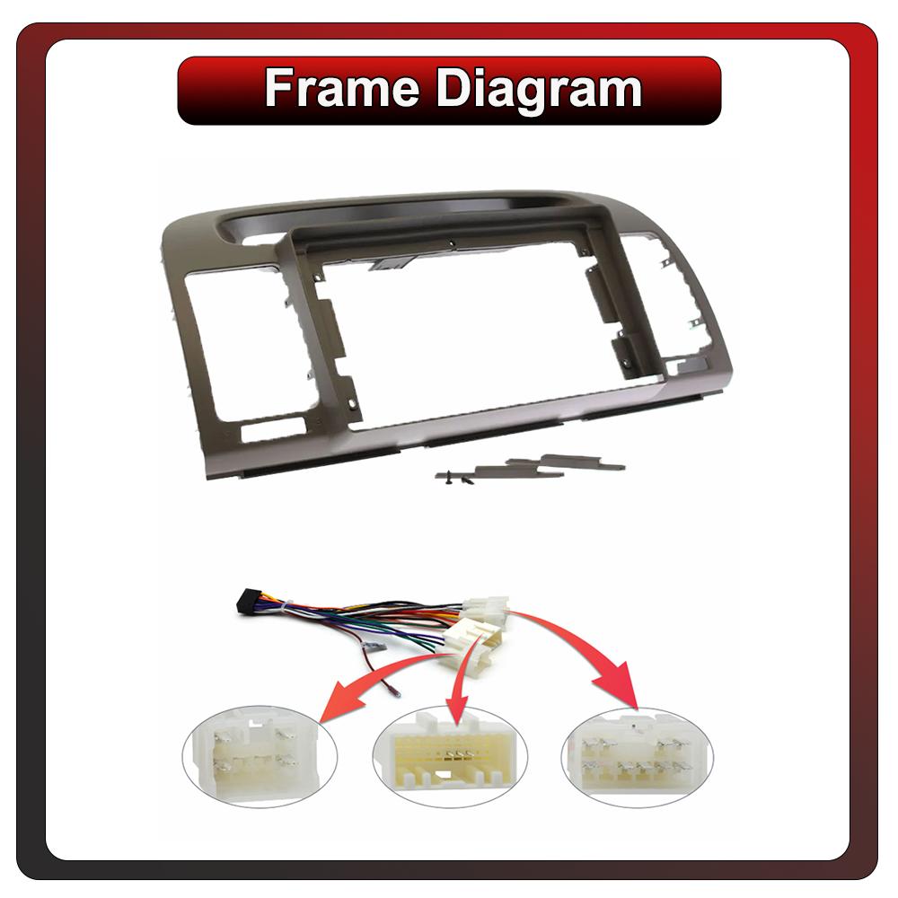 2Din Android Car-Play Car Radio,Toyota Camry V30 2001-2005,Multimedia Player Head Unit Stereo GPS Navigation BT WIFI,1+16GB