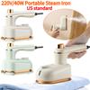 Steam Iron Portable Ironing Machine Lightweight Design Handheld Fabric Steamer 2-In-1 Clothes Steamer for Home & Travel Use