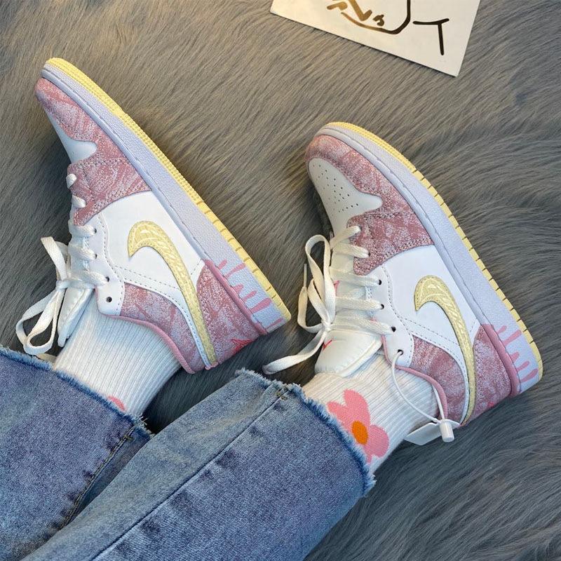 Zapatos de mujer Moda rosa Zapatillas deportivas casuales de gama baja  Zapatillas de mujer comprar a buen precio — entrega gratuita, reseñas  reales con fotos — Joom