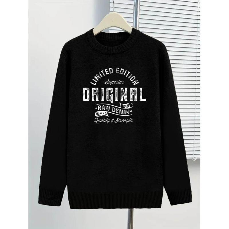 Classic Sweater for Men Women, Soft Knit Material