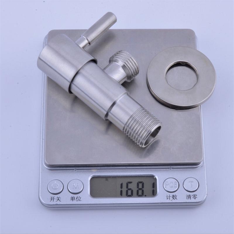 Faucet Angle Valve Stainless Steel 304 Water Valve Stop Valve Diverter Toilet Valve Control Bathroom Kitchen Accessories