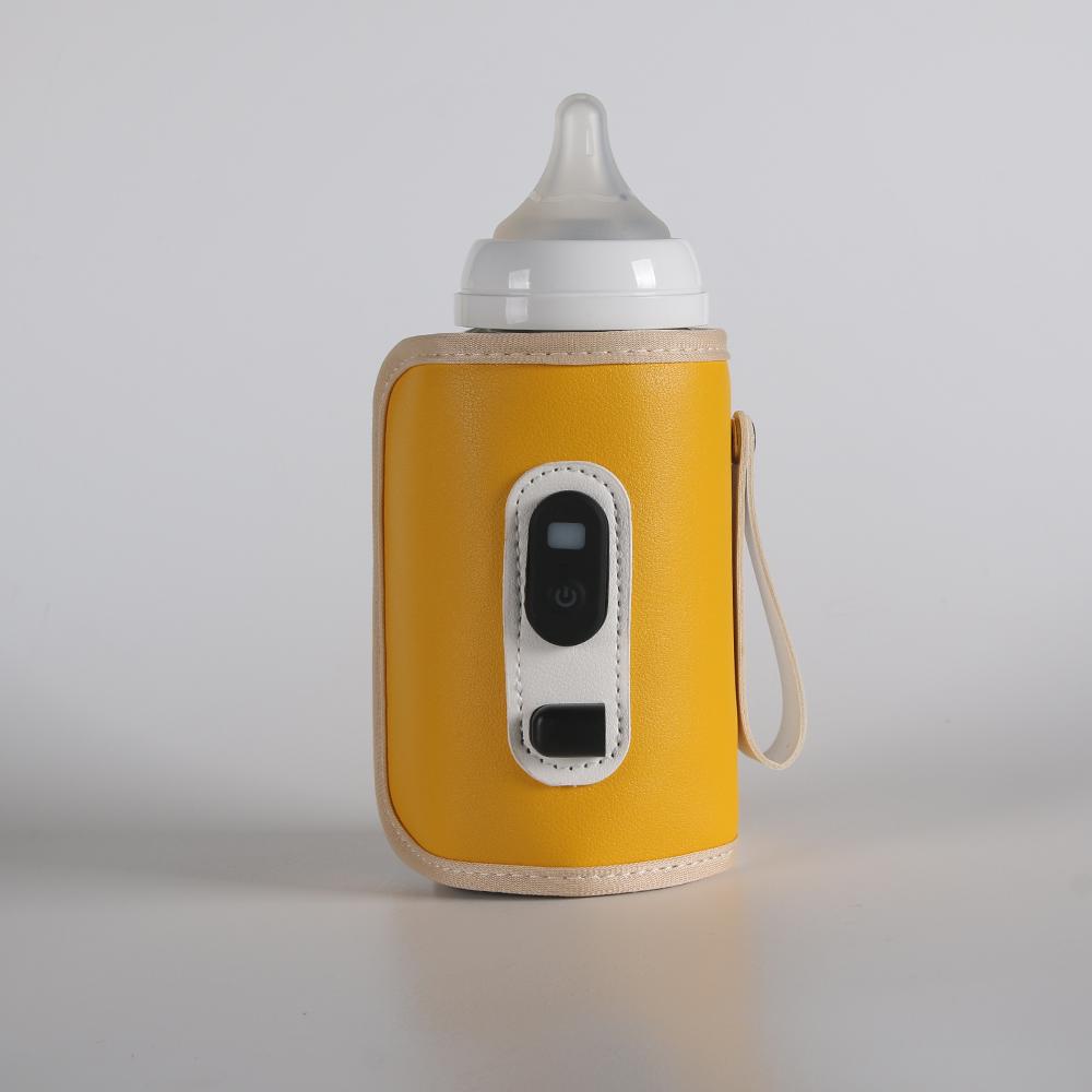 Portable Baby Bottle Insulation Sleeve, Baby Milk Insulation Device with LCD Screen, USB Insulation Bottle for Car Travel, Porta