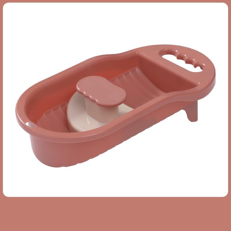 Portable Underwear Washboard Plastic Anti Slip Thicken Washing Board Household Socks Clothes Cleaning Tool Bathroom Accessories