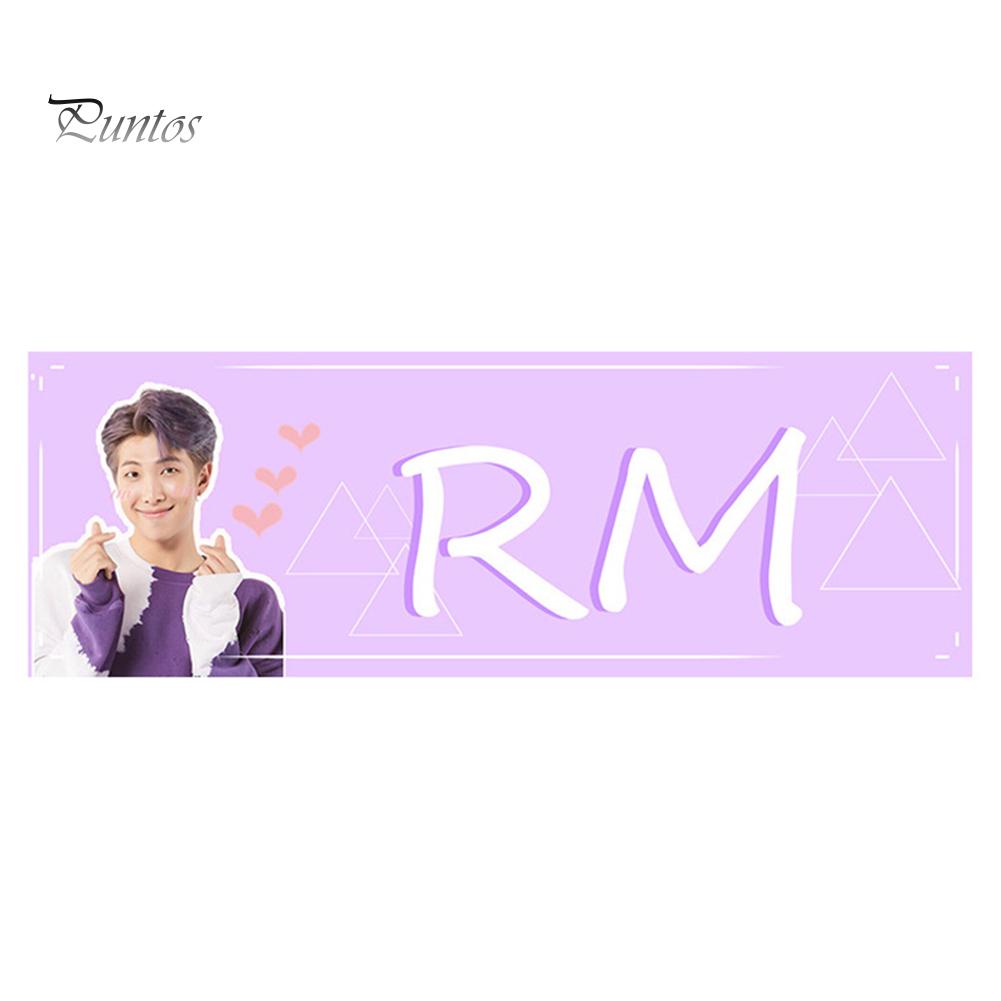 Kpop BTS Love Yourself Soporte de tela no tejida Banner de mano Suministros para conciertos Kpop BTS Love Yourself Soporte de tela no tejida Banner de mano Suministros para conciertos