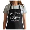 Planetee Black Apron Certified Best of France Boss | Protective Clothing Blouse for Kitchen Barbecue, Gardening, Chores