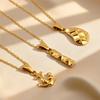 Vietnamese Gold-Tone Water Drop Pendant Necklace: Fashionable, Long-Lasting, Imitation Gold Clavicle Chain Gift.