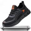 Fashion New Men's Safety Shoes Anti-crush Anti-puncture Anti-slip Steel-toed Shoes Breathable Protective Women's Safety Work Shoes