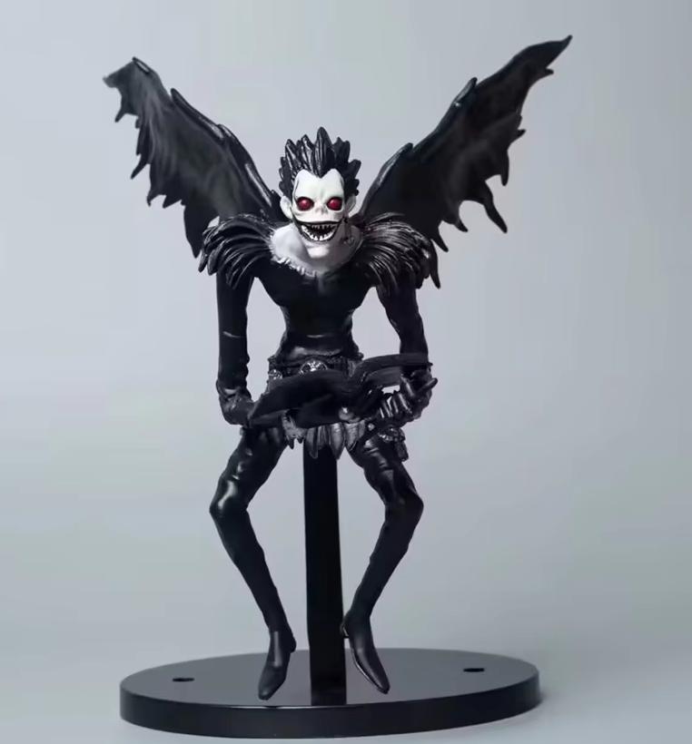 24CM Anime-Figur DEATH NOTE Ryuk Yagami Light MisaMisa PVC Stehendes Modell Pose Kinder Sammlung Geschenk Ornamente Skulptur