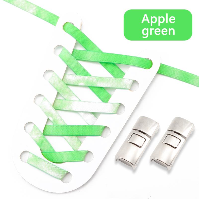 1 Pair Elastic Shoelaces Without Ties Metal buckle Lazy Shoe Laces For  Sneakers Rubber band Sports Enthusiasts Flat Shoes Lace