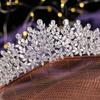 Echsio Women Tiara Rhinestone Crystal Crown Wedding Bridal Jewelry Hair Accessories for Queen Guaranteed Crown BC6144