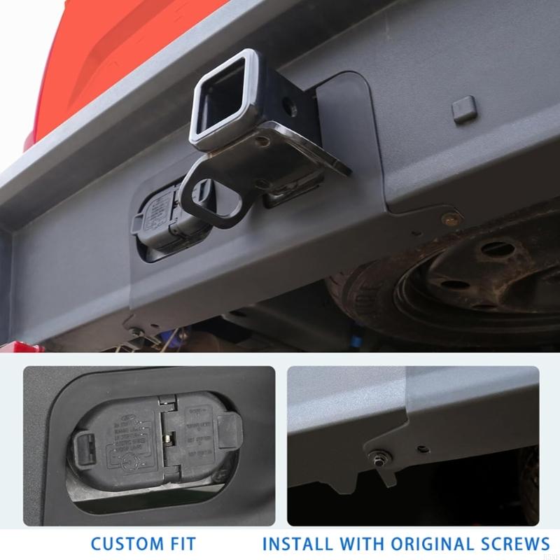 2025 New ABS Pickup Hitch Protector Cover Easy Installation for 2022-2025 4/7Pin