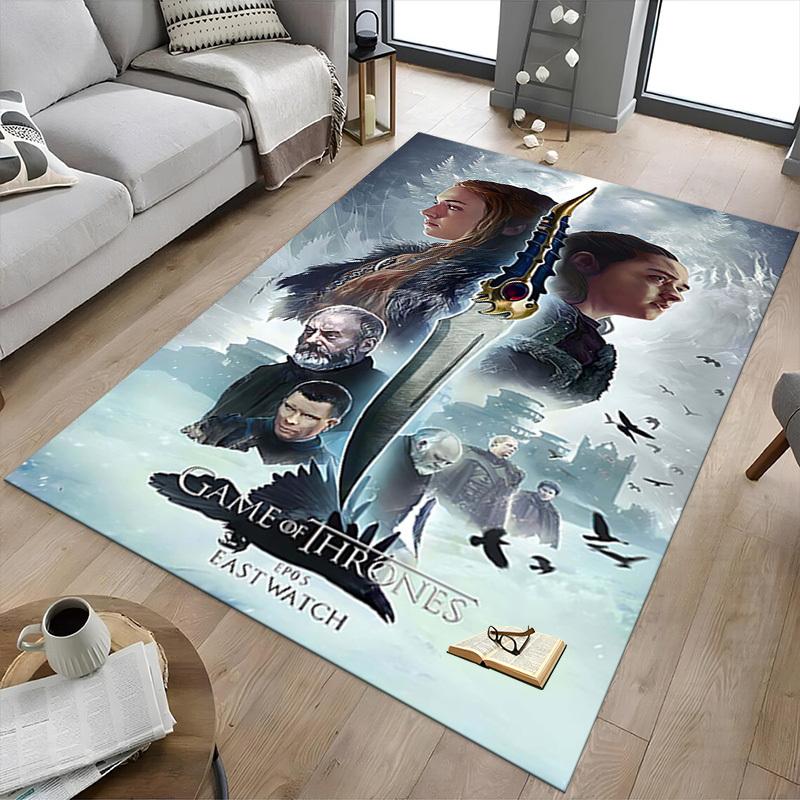 1PC Game of Thrones Eastwatch Extra Large Non-Slip Floor carpet, Office, family, bedroom, Studio - Large Area Rug Indoor Rugs1147A