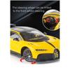 1/18 Bugatti Chiron Supercar Alloy Diecast Toy Scale Car Model Sound and Light Miniature Vehicle Children's Toy Collection Decorative Gift