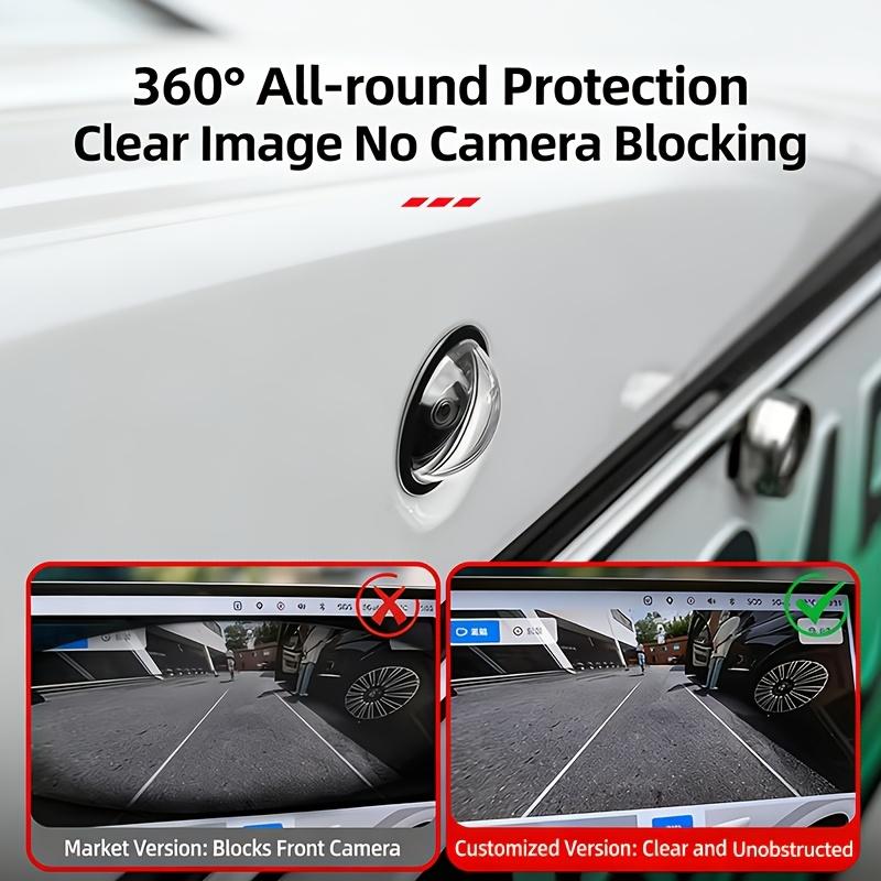 2PCS Universal Car Camera Lens Protector, 360° Anti-Scratch Waterproof Cover for Rear View Backup Cameras