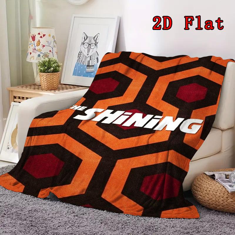 The Shining 2D Flat Pattern Flannel Blanket High Quality All Seasons Warmth and Comfort Perfect for Christmas Gifts.MMT0918475