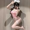 Sexy Lingerie Bunny Cosplay Stimulate Temptation Passion Tease One-piece Swimsuit Cute Photo Sexy Woman
