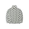 MLB Plaid Letter Print Zipper Long Sleeve Fleece Jacket Unisex jackets Cream-White 3AFDM0126-50CRS