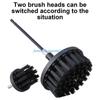 Y5GD 3Pcs Electric Drill Brush Attachment Set Power Scrubber Brush Carpet Polisher