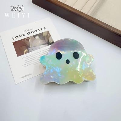 Cross-Border Halloween & Christmas Fun: Ghost Head Claw and Shark Clip Costume Accessories