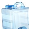 Camping Water Container Bucket Leakproof with Hole On Lid Empty Portable Bottle Jug for