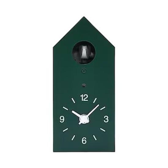 

MUJI Cuckoo Dark 95mm x 108mm x 204mm Clock Clock, Wall/Desk Clock, Green, 84444531, (W) (D) (H), MJ-CCDS1