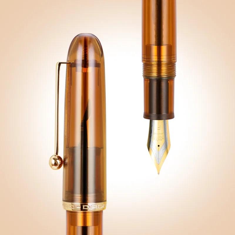 Jinhao 9016 Fountain Pen Acrylic Transparent Color Luxury Pens EF/F/M Extra Fine Nib Writing Office School Supplies Stationery