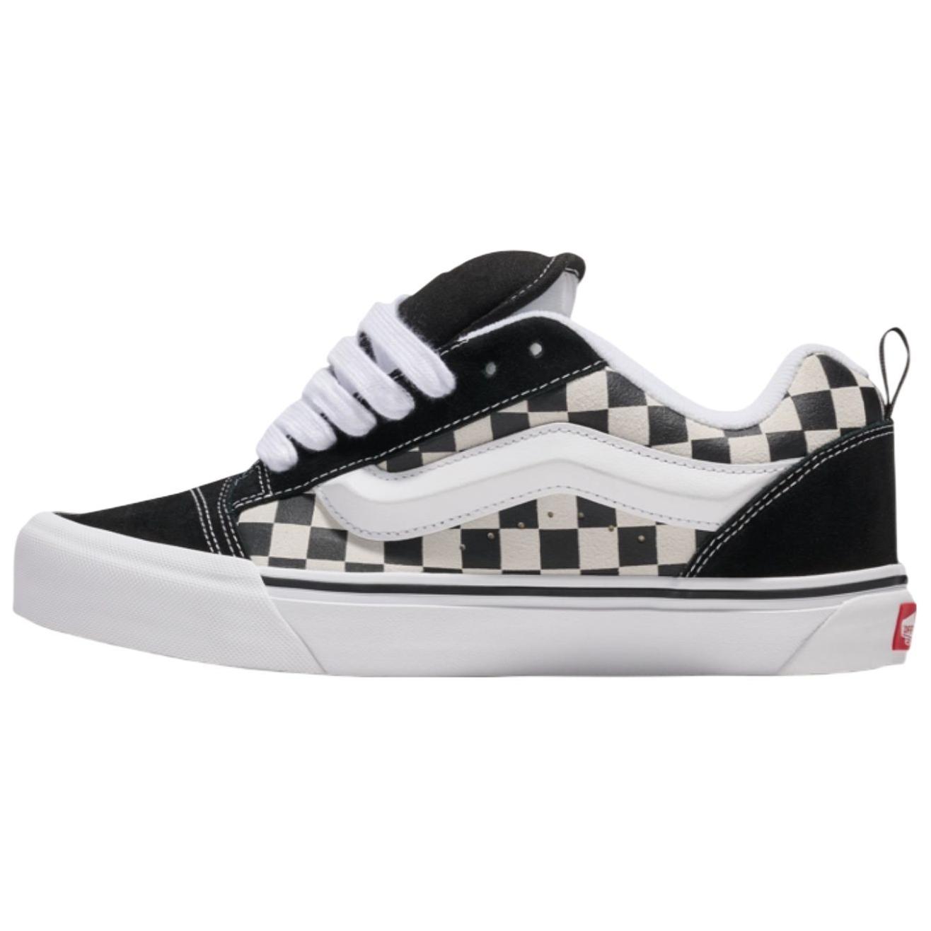 Vans Knu-Skool Checkerboard - Black White Unisex Sneakers VN000D22BPB