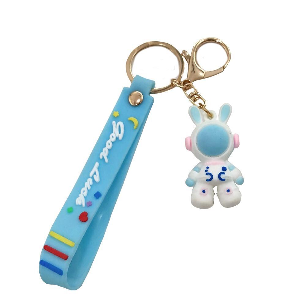 

RSINC Cartoon Characters for Girls Boys Cute Silicon Keychain Astronaut | P B0DVZGTSRP