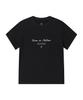 Siyajyu Sitp5266 Minimal Font Short Sleeve T-Shirt_Black