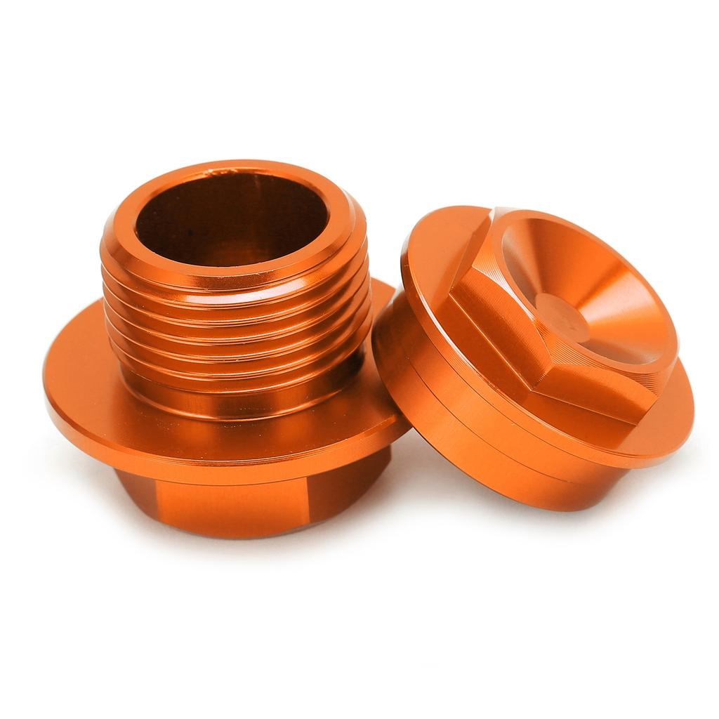 2pcs Motorcycle Front Wheel Axle Nut M20x1.5 Aluminum Replacement for 250‑450 SXF 2015