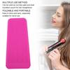 Silicone Material Hair Straightener Pouch Gray Non Slip Mat Travel Hair Curler Cover  Home