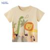 Little Maven 2026 New Summer Children's Clothes Baby Boys Kids Clothes Children's Clothing Cartoon Lions Dino T-shirts