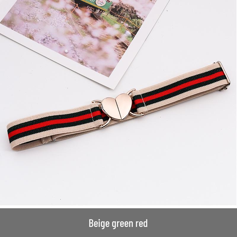 Adjustable Elastic Woven Belt with Hook for Men & Women